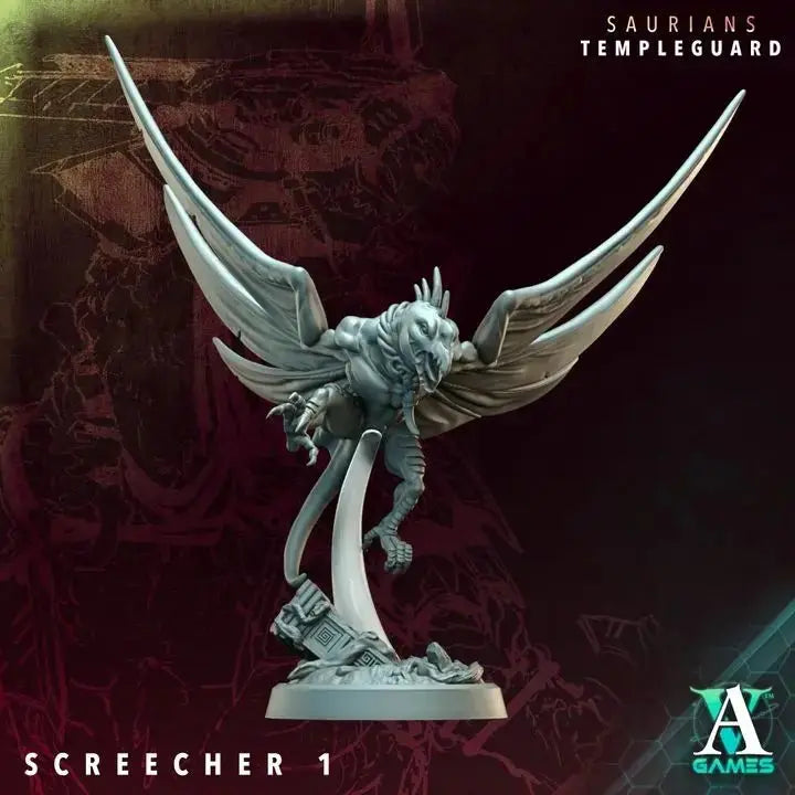 Saurian Huntlords - Templeguard - STL Bundle - Archvillain Games