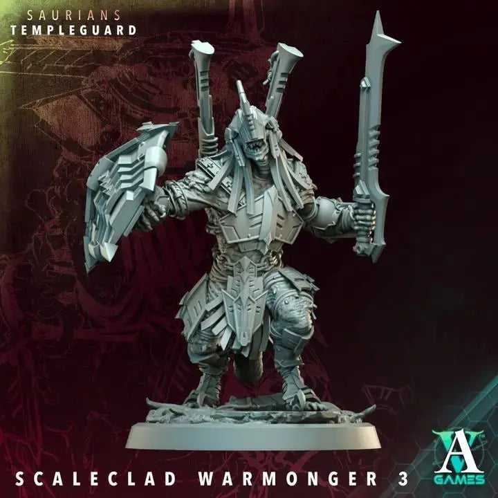 Saurian Huntlords - Templeguard - STL Bundle - Archvillain Games