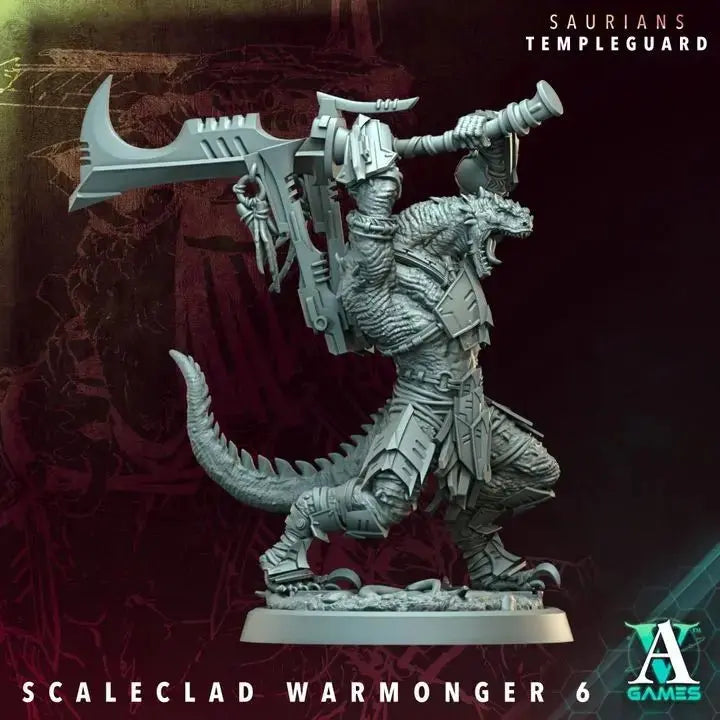 Saurian Huntlords - Templeguard - STL Bundle - Archvillain Games