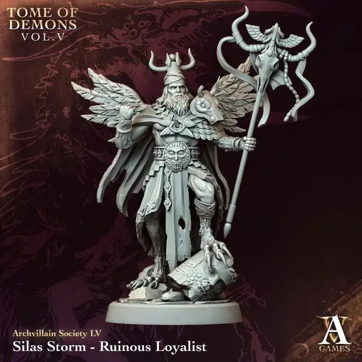 Silas Storm - Ruinous Loyalist - STL - Archvillain Games