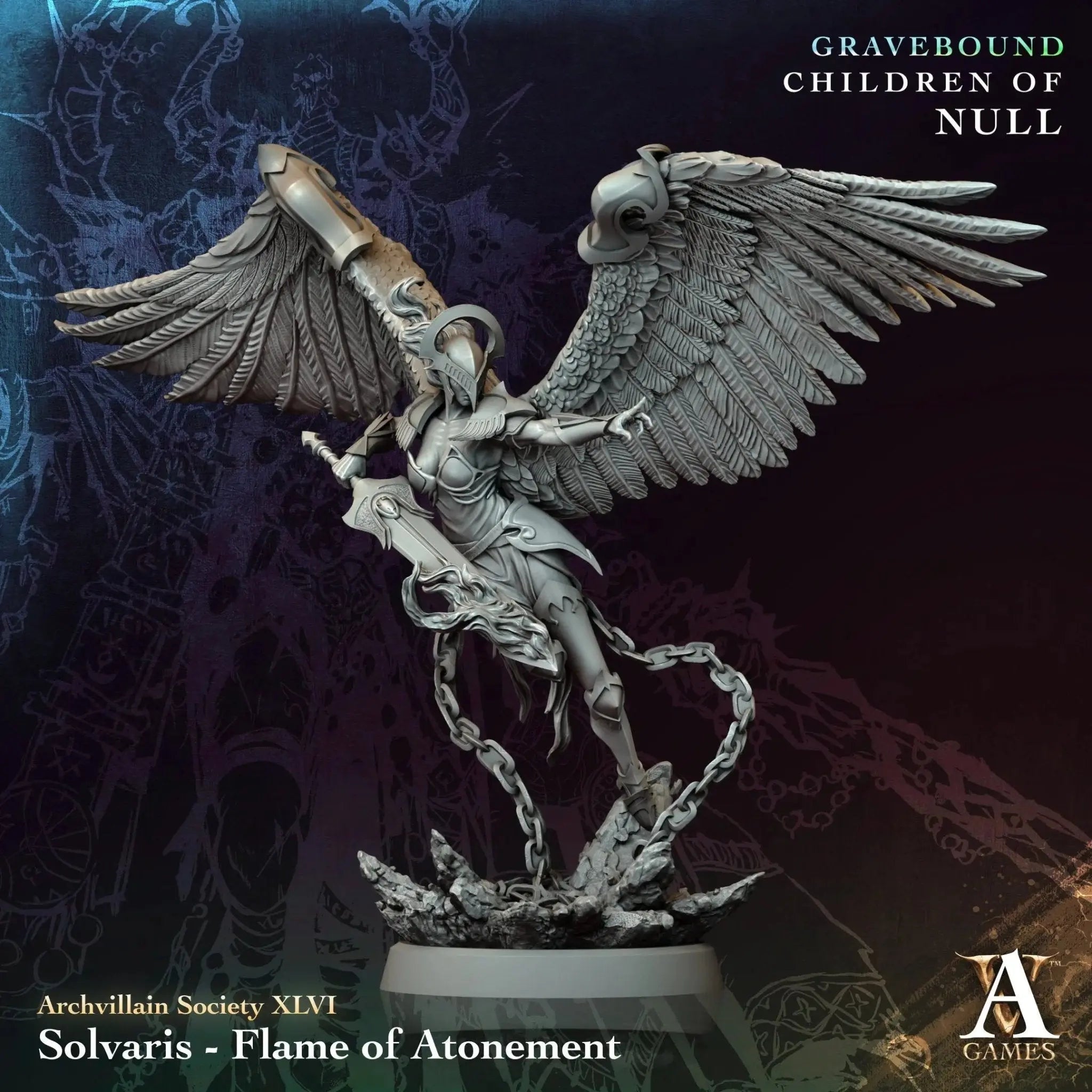 Solvaris - Flame of Atonement - STL - Archvillain Games