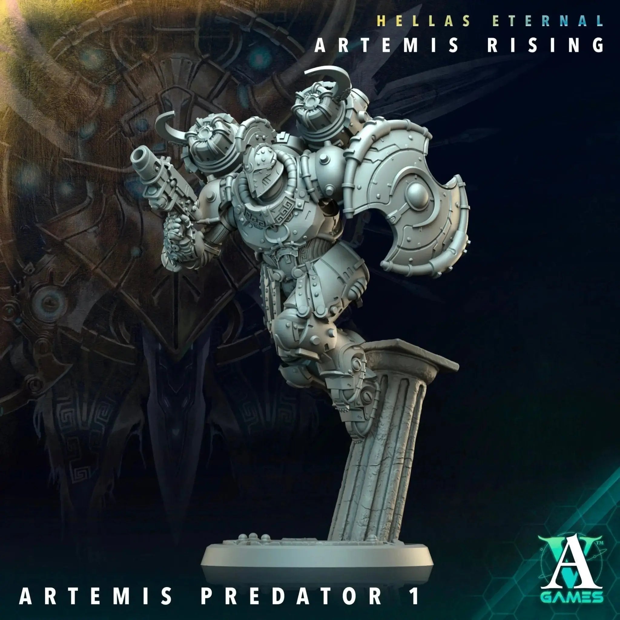 Sons of Hellas - Artemis Rising - STL Bundle - Archvillain Games