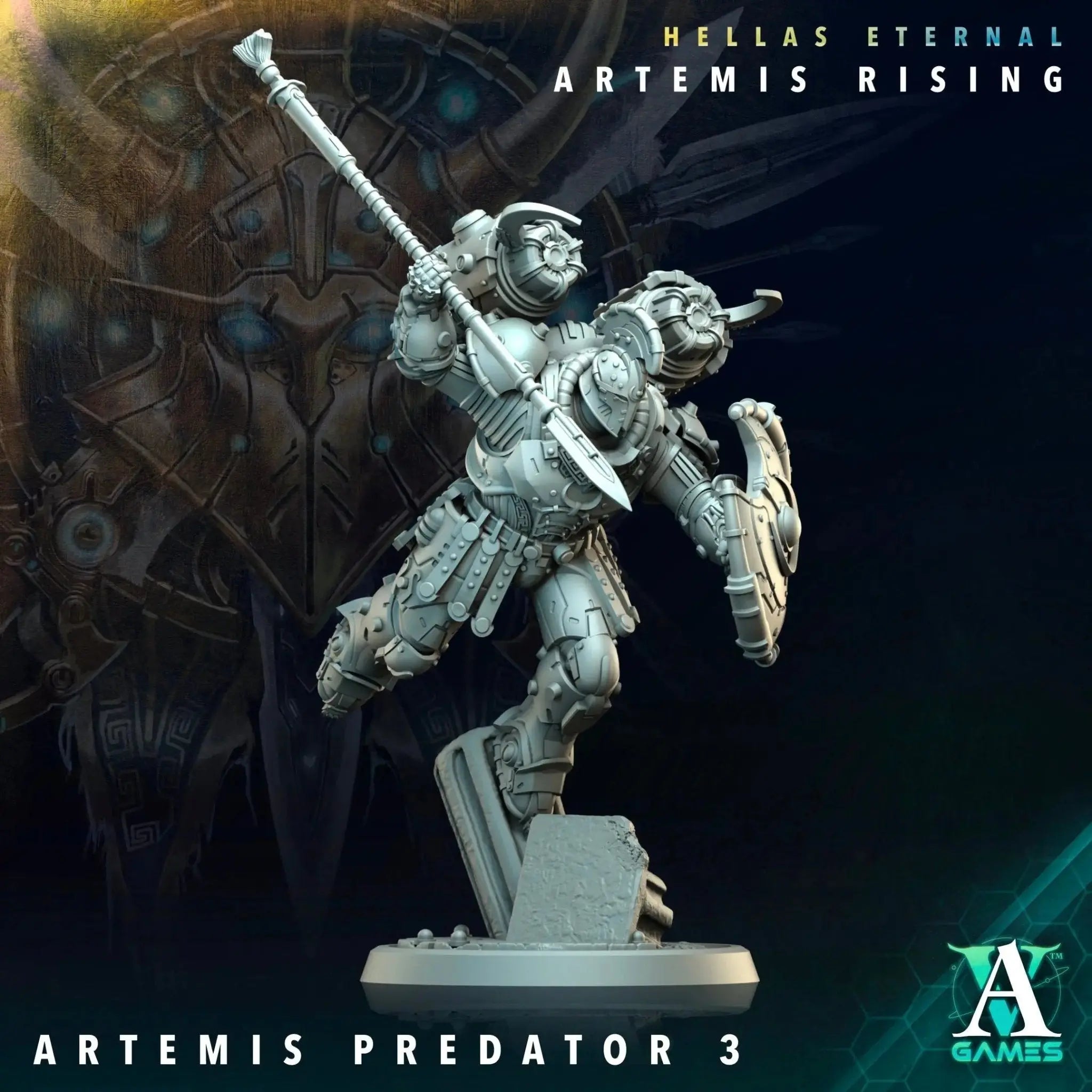 Sons of Hellas - Artemis Rising - STL Bundle - Archvillain Games