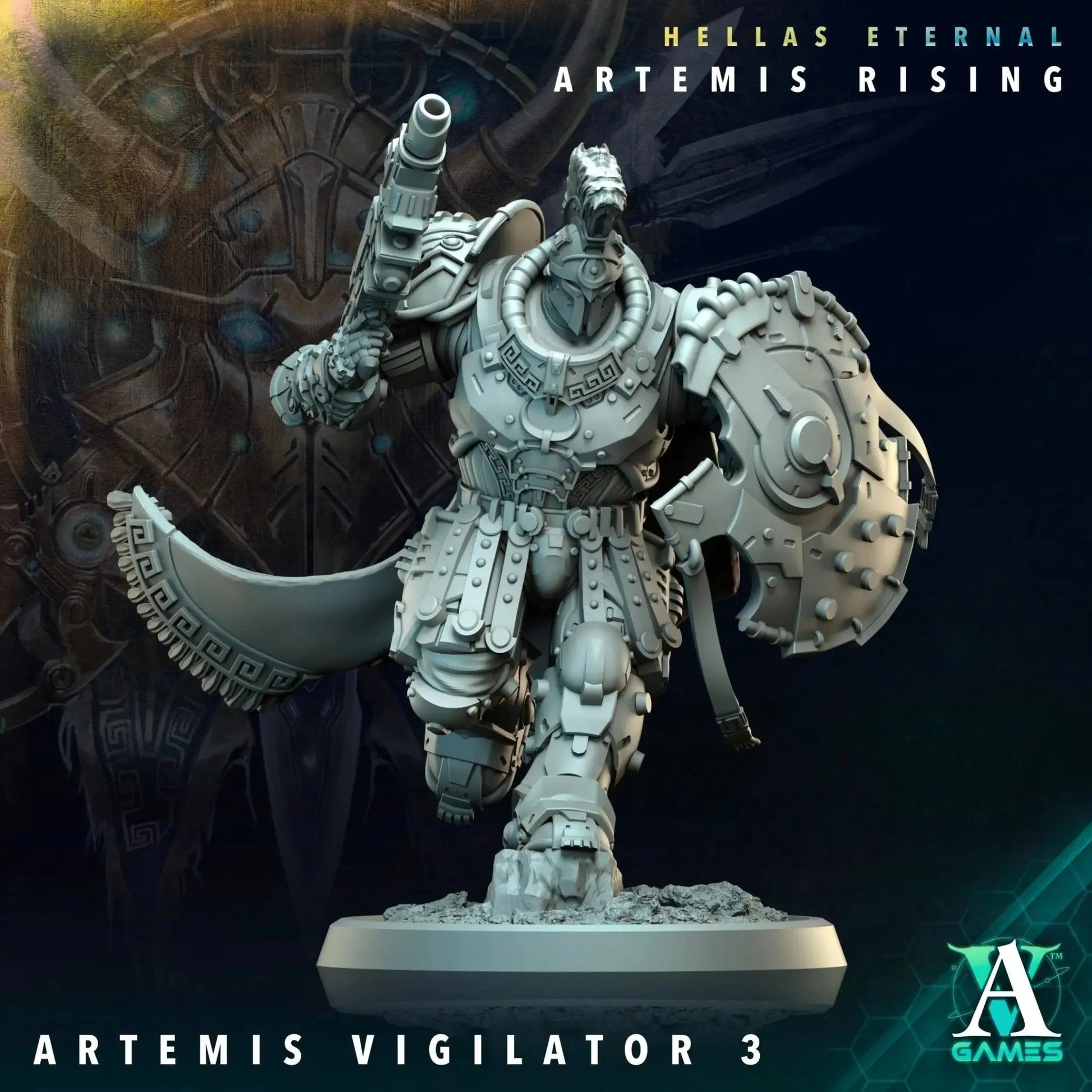 Sons of Hellas - Artemis Rising - STL Bundle - Archvillain Games