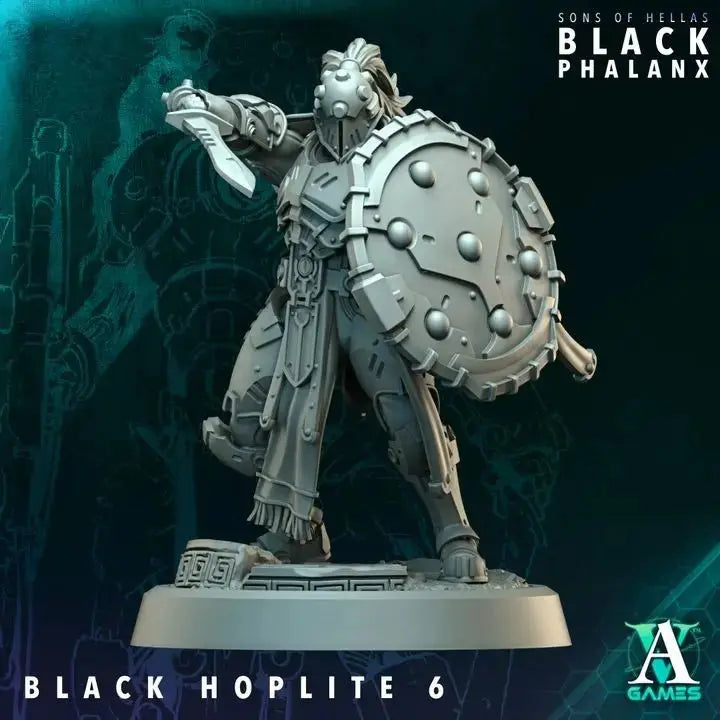 Sons of Hellas - Black Phalanx - STL Bundle - Archvillain Games