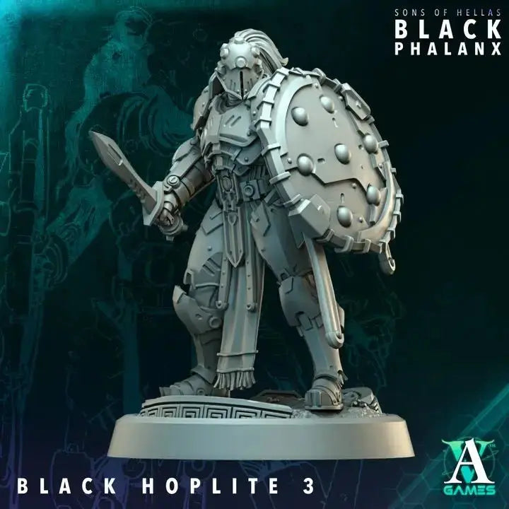 Sons of Hellas - Black Phalanx - STL Bundle - Archvillain Games