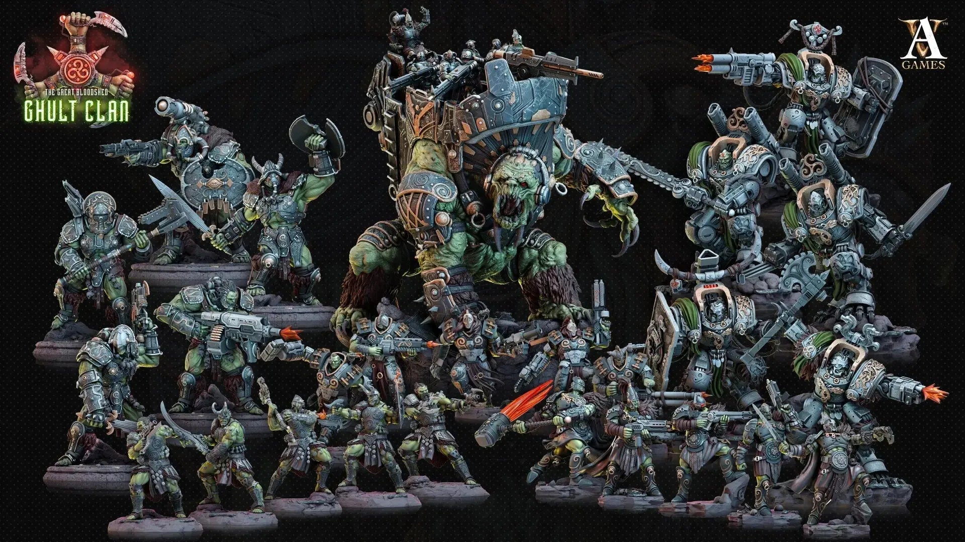 Spacehorde - Ghult Clan - STL Bundle - Archvillain Games