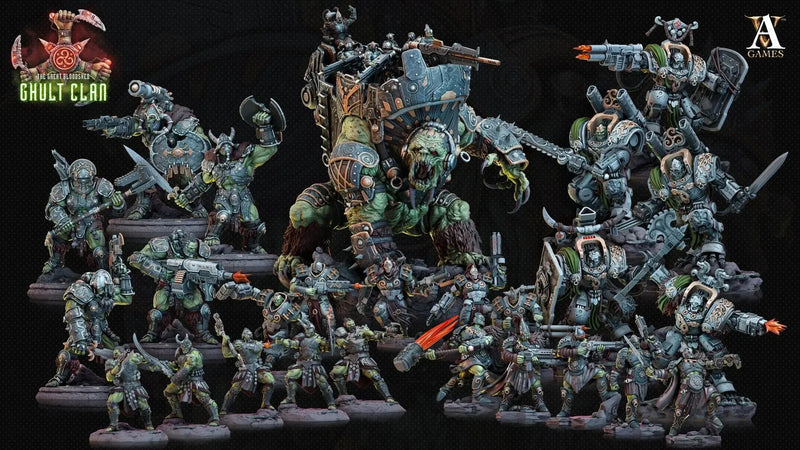 Spacehorde - Ghult Clan - STL Bundle - Archvillain Games