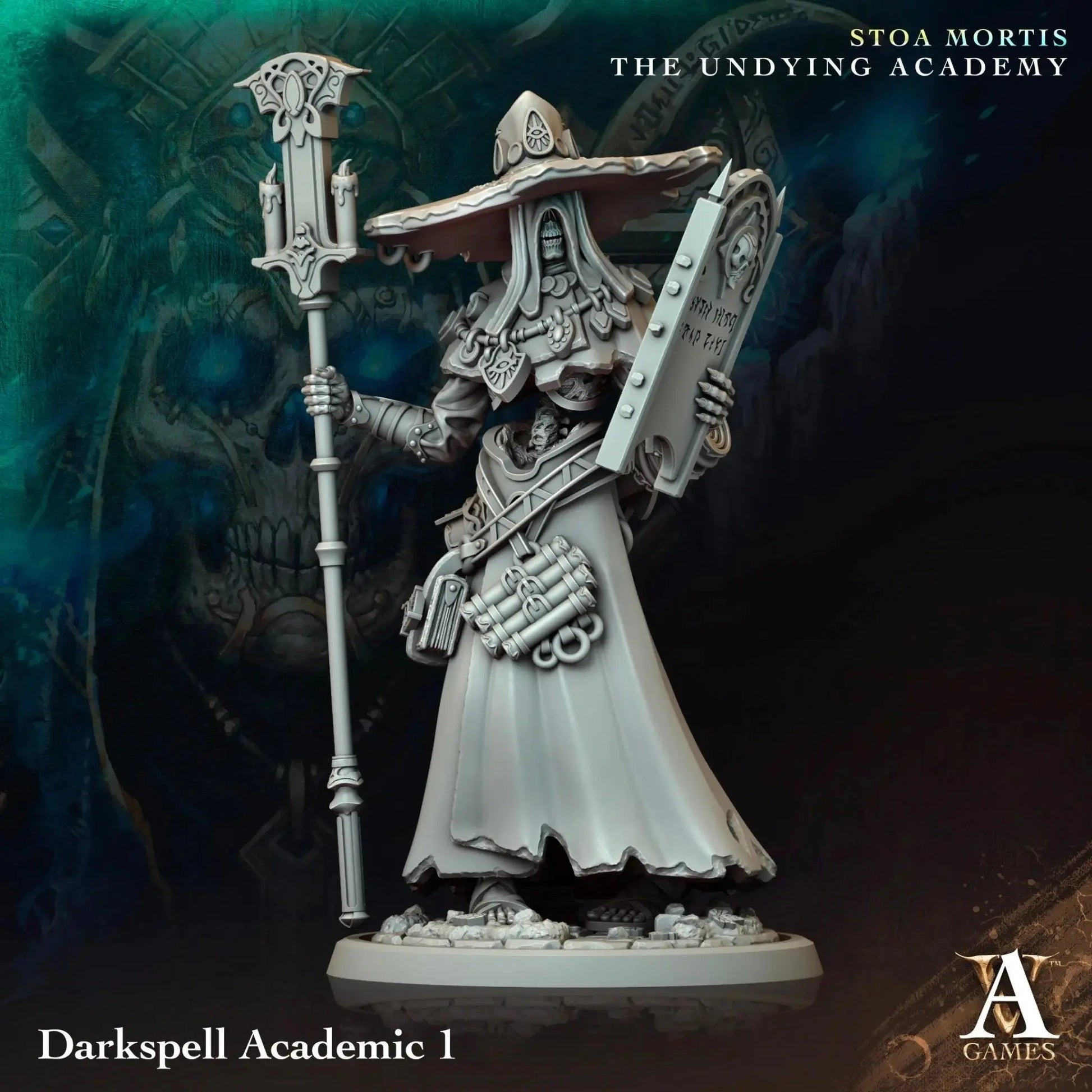 Stoa Mortis - The Undying Academy - STL Bundle - Archvillain Games