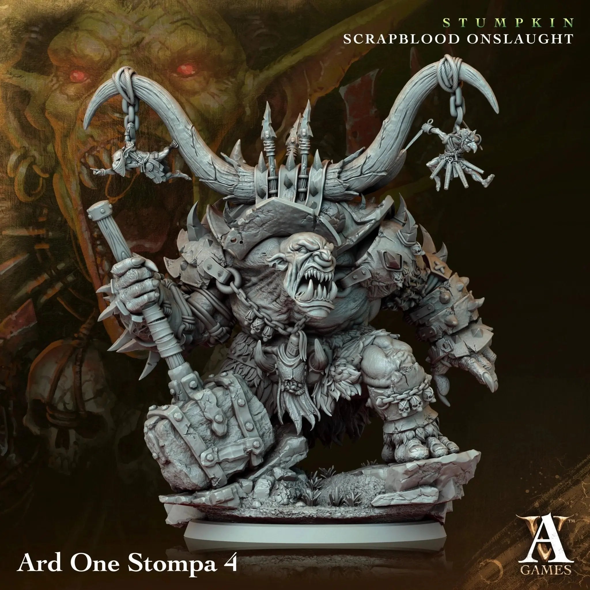 Stumpkin - Scrapblood Onslaught - STL Bundle - Archvillain Games