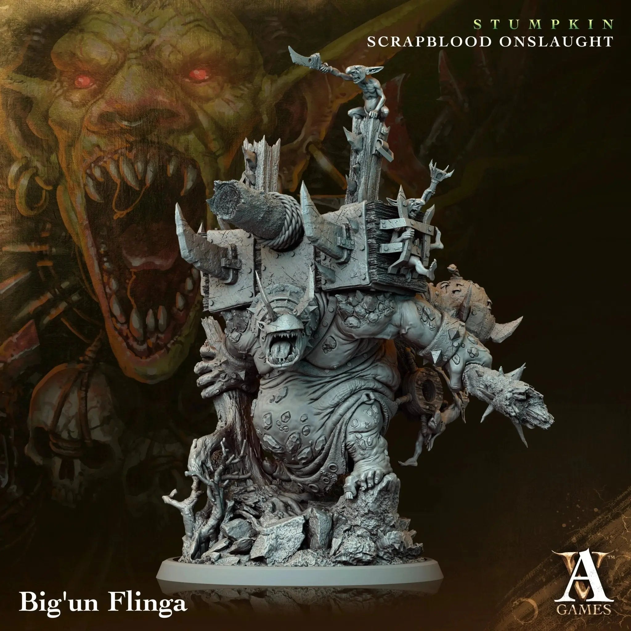 Stumpkin - Scrapblood Onslaught - STL Bundle - Archvillain Games
