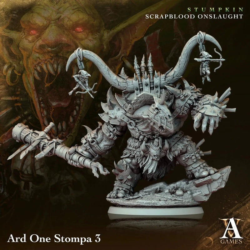 Stumpkin - Scrapblood Onslaught - STL Bundle - Archvillain Games