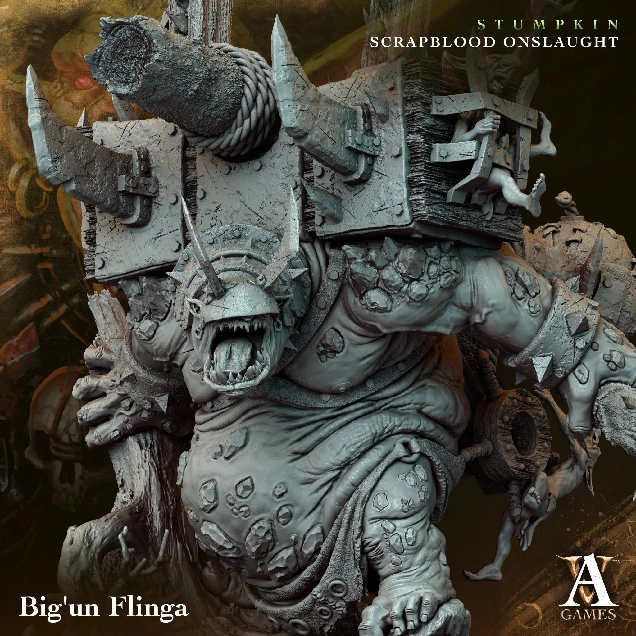 Stumpkin - Scrapblood Onslaught - STL Bundle - Archvillain Games