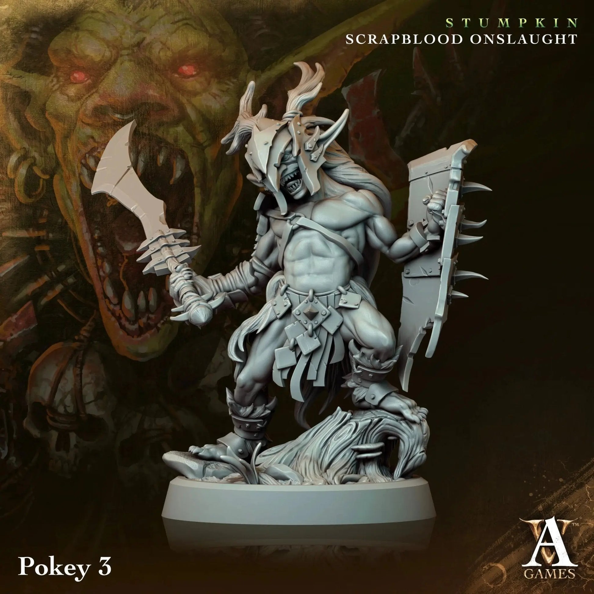 Stumpkin - Scrapblood Onslaught - STL Bundle - Archvillain Games