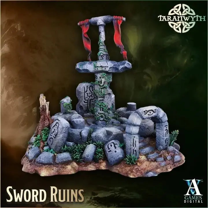 Sword Ruins - STL - Archvillain Games