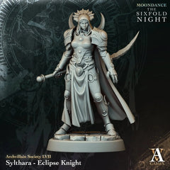 Sylthara - Eclipse Knight - STL - Archvillain Games