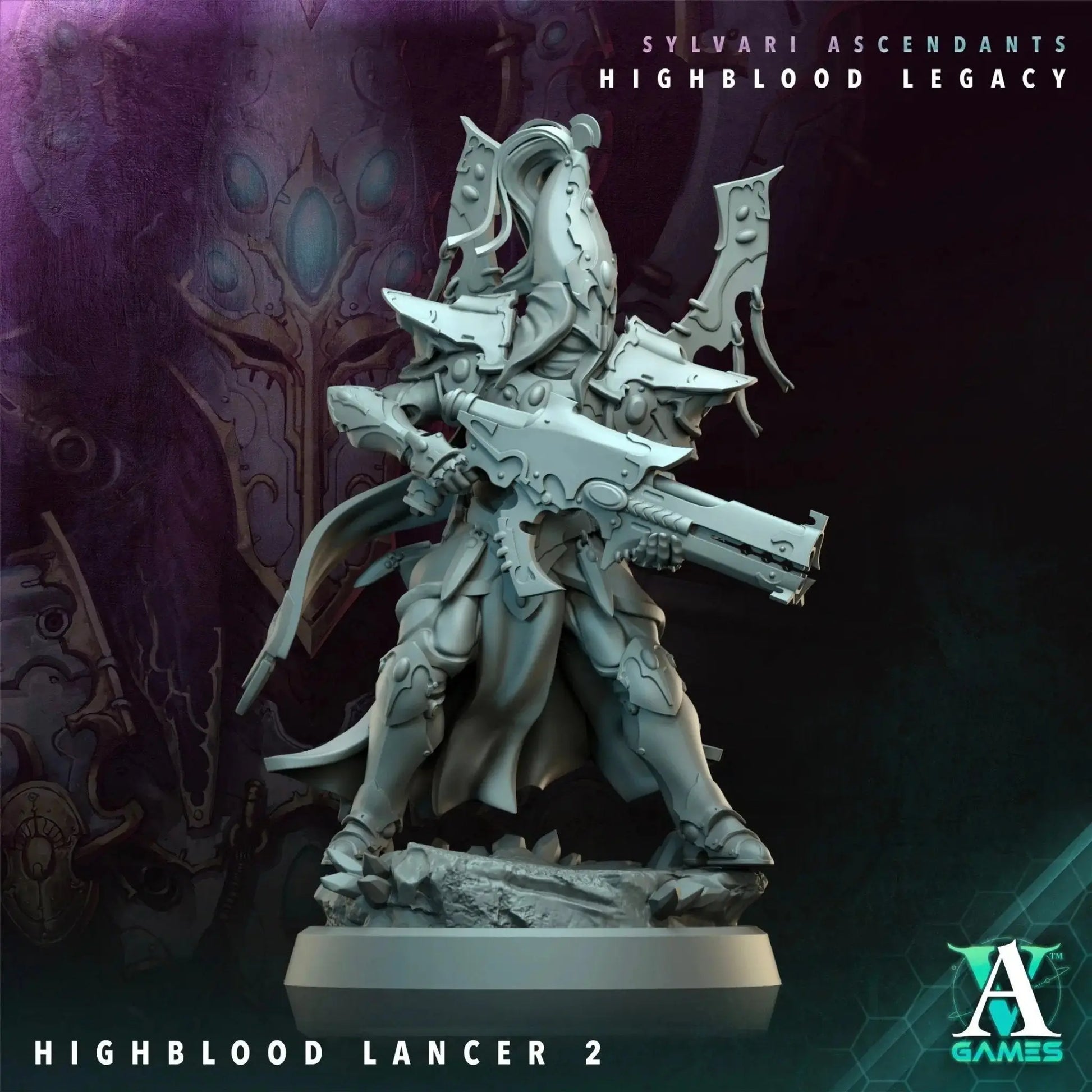 Sylvari Ascendants - Highblood Legacy - STL Bundle - Archvillain Games