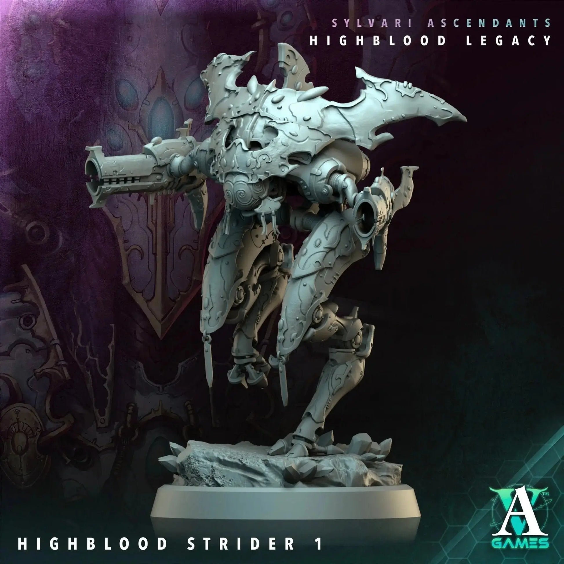 Sylvari Ascendants - Highblood Legacy - STL Bundle - Archvillain Games