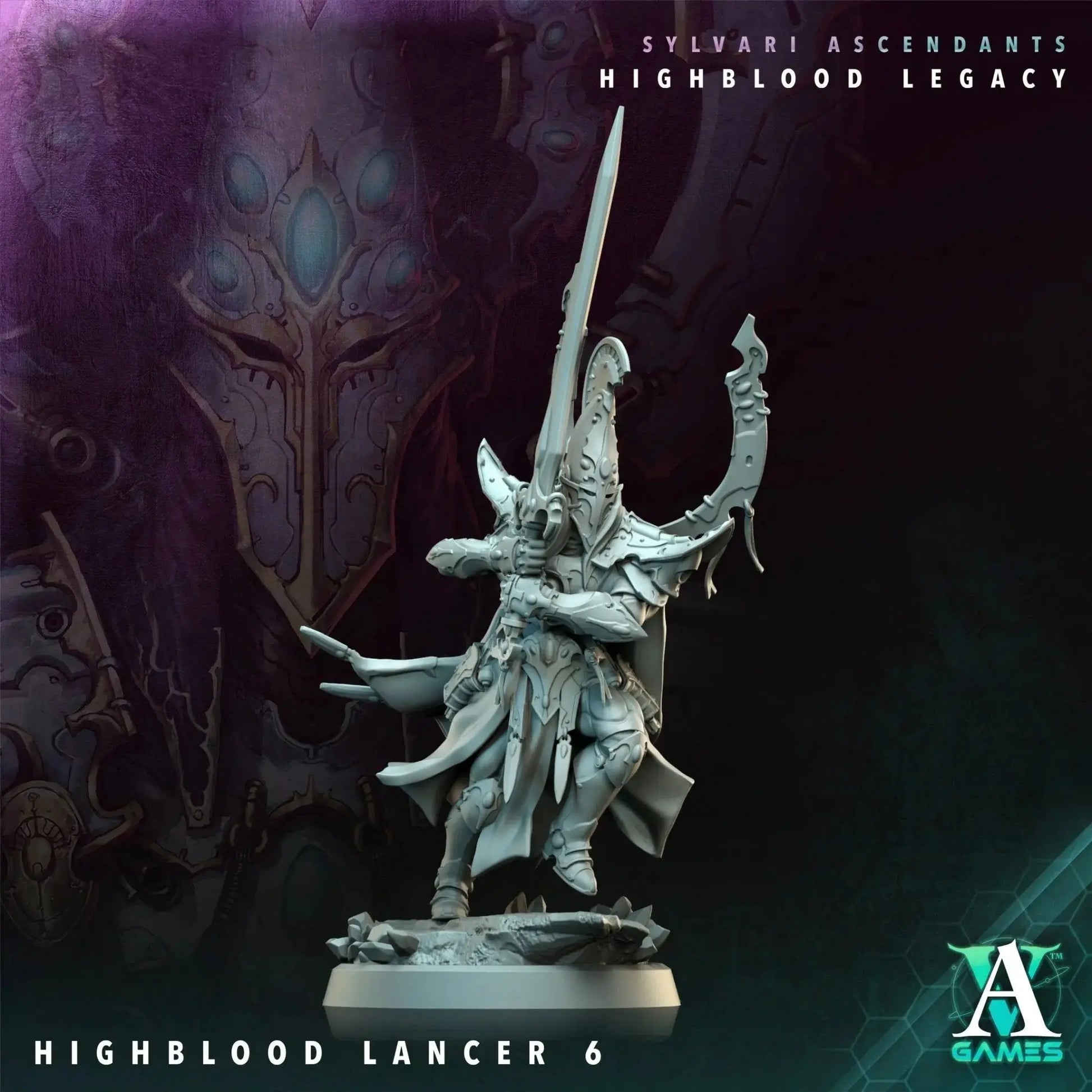 Sylvari Ascendants - Highblood Legacy - STL Bundle - Archvillain Games