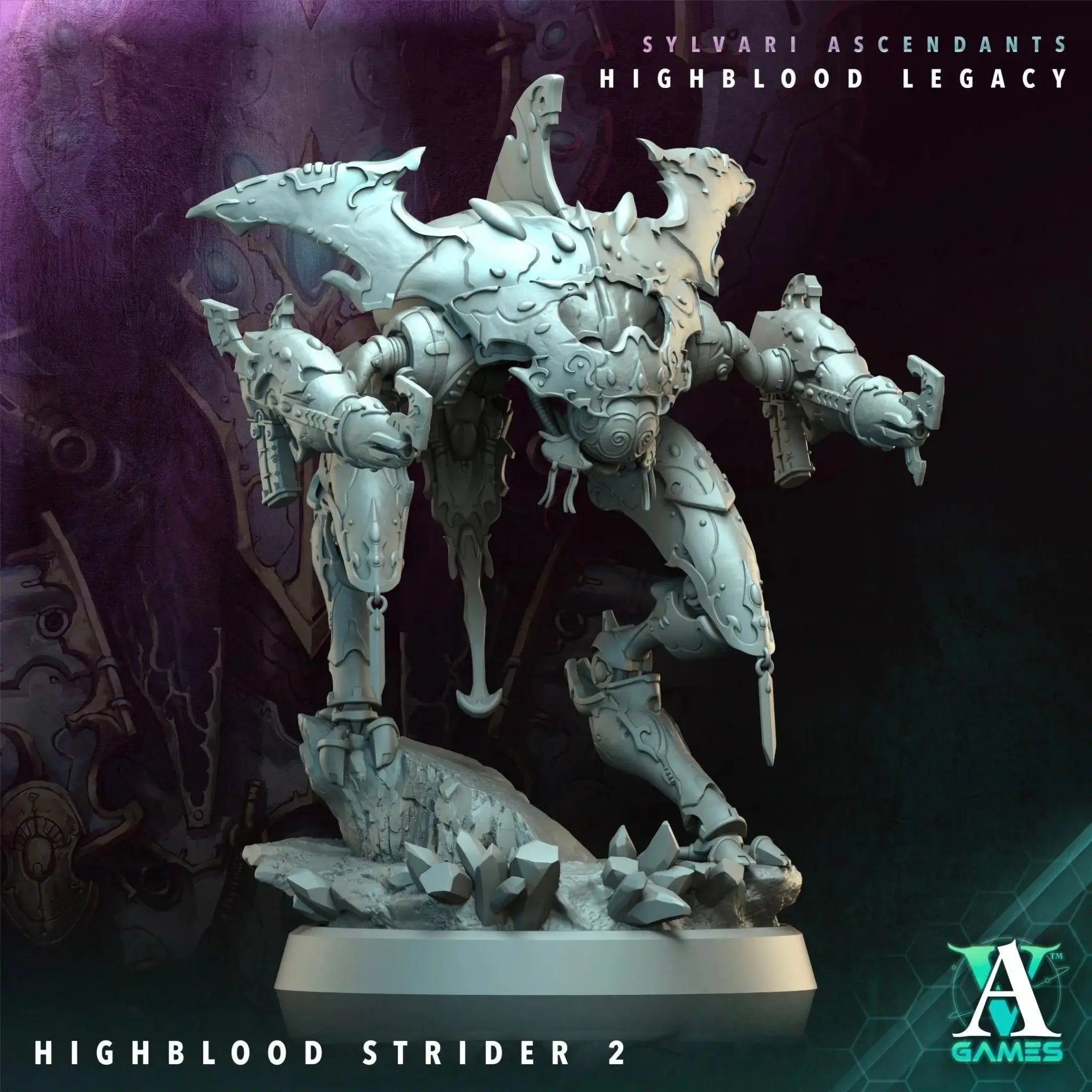 Sylvari Ascendants - Highblood Legacy - STL Bundle - Archvillain Games