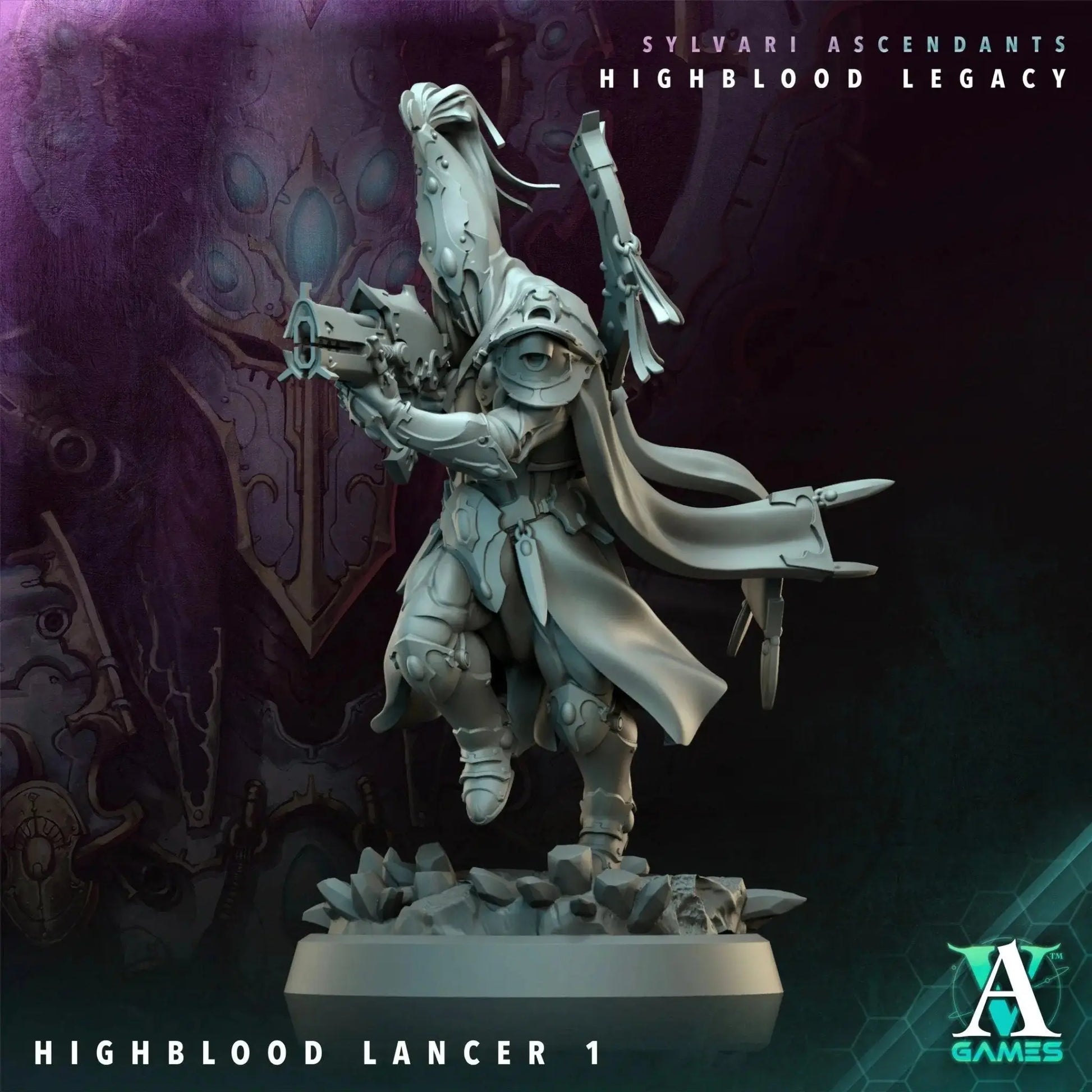 Sylvari Ascendants - Highblood Legacy - STL Bundle - Archvillain Games