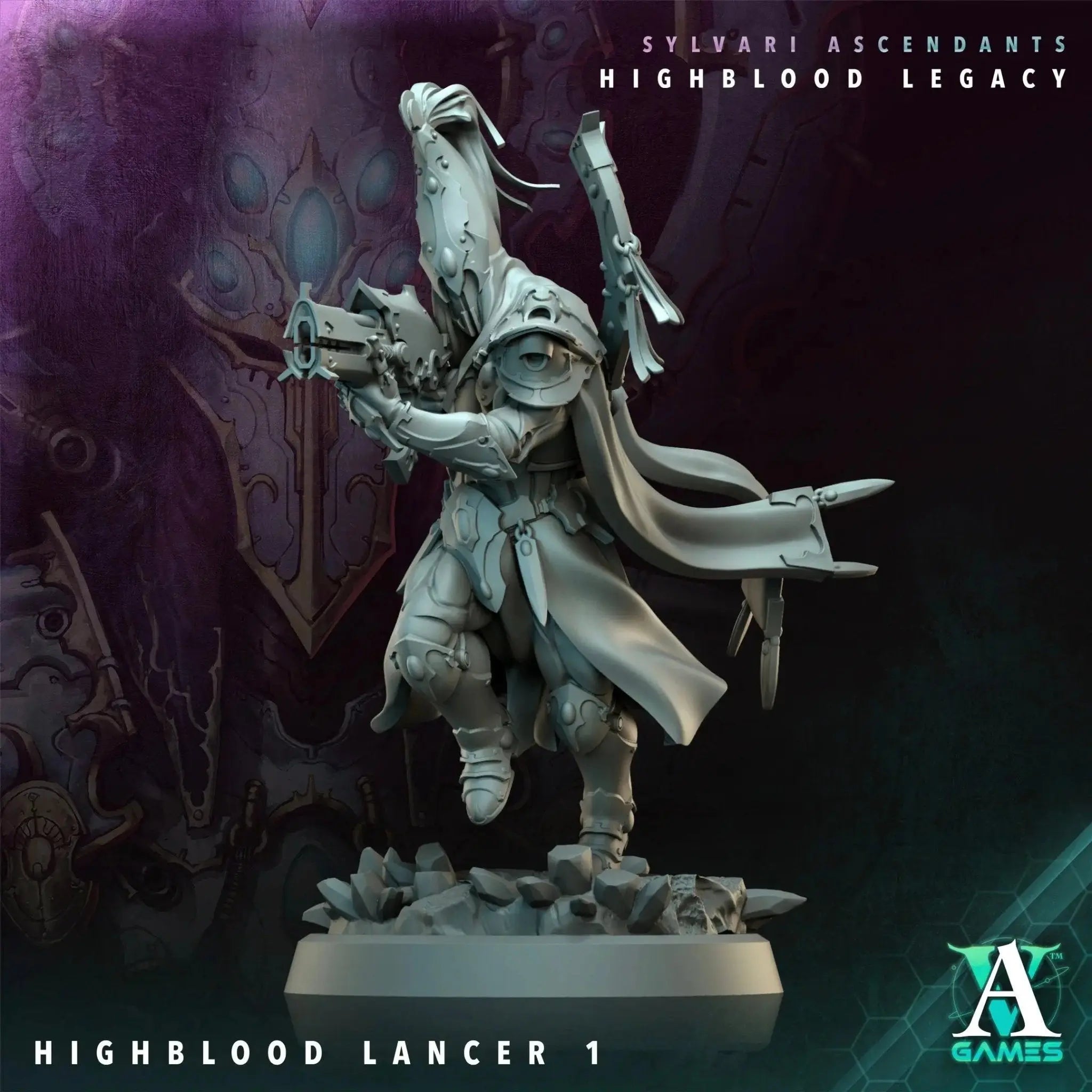 Sylvari Ascendants - Highblood Legacy - STL Bundle - Archvillain Games