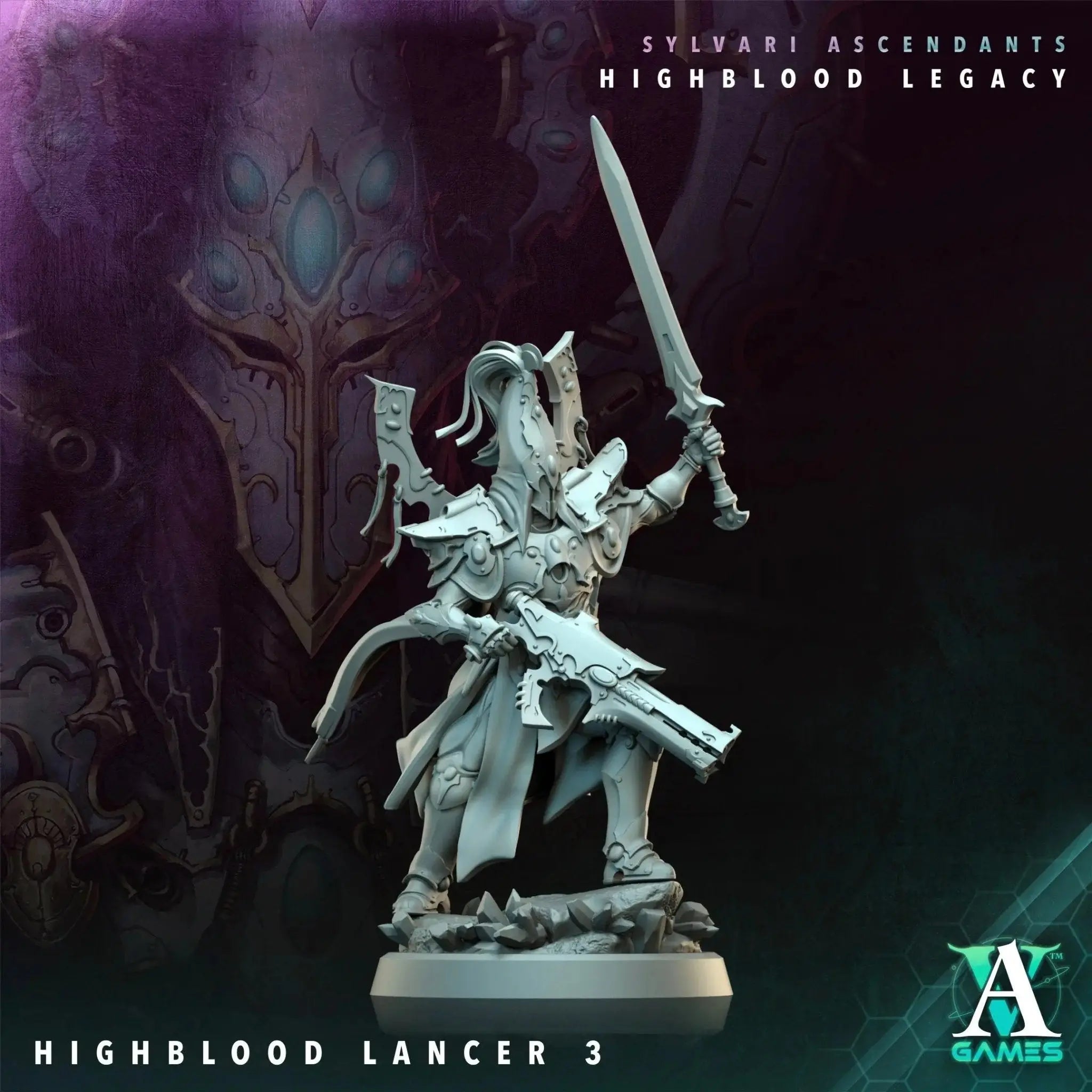 Sylvari Ascendants - Highblood Legacy - STL Bundle - Archvillain Games