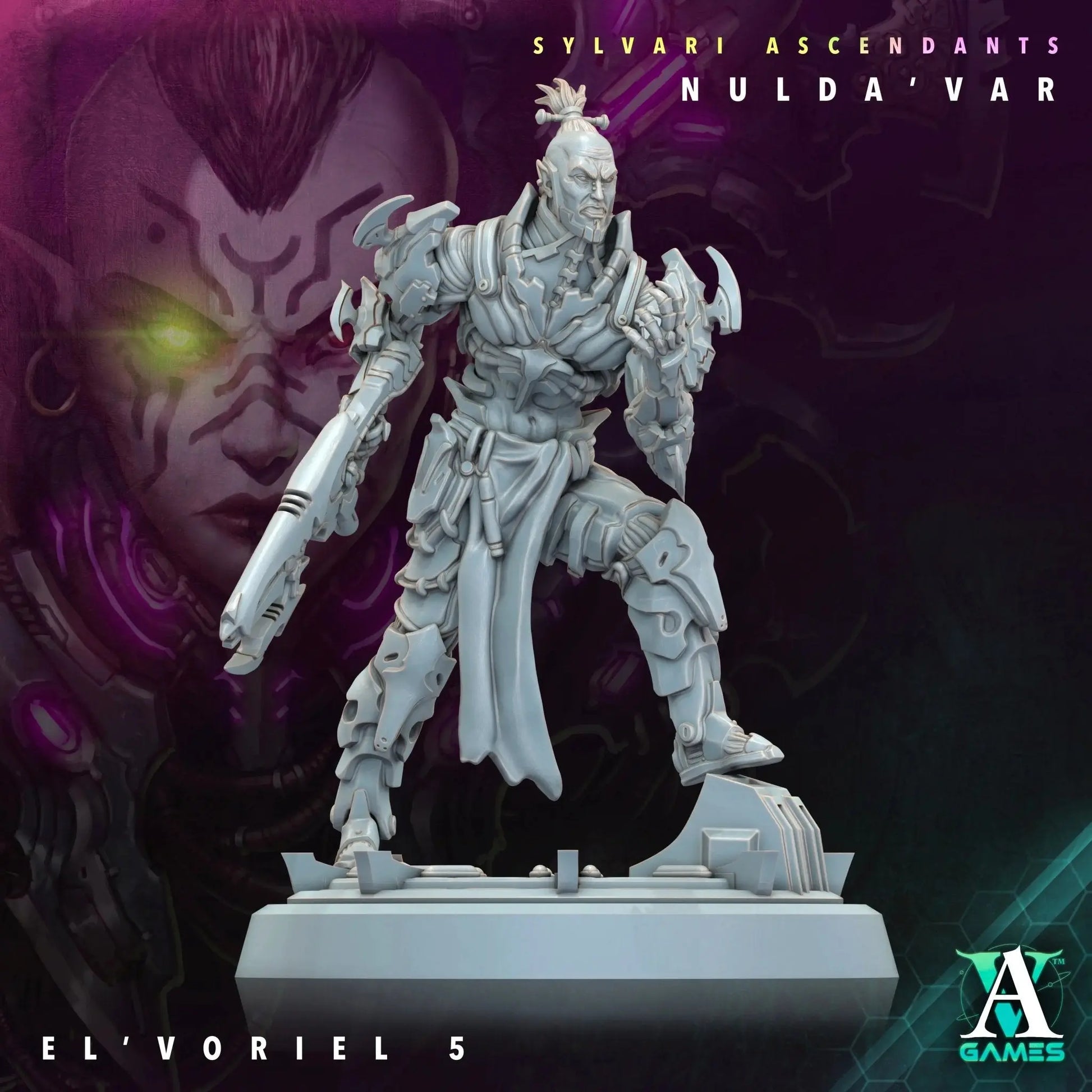 Sylvari Ascendants - Nulda ' Var - STL Bundle - Archvillain Games