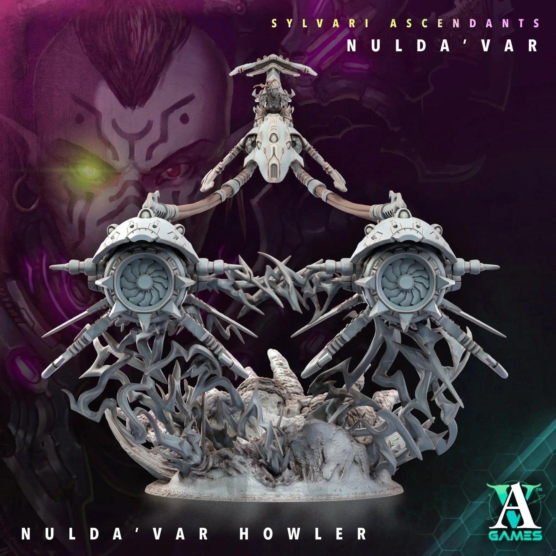 Sylvari Ascendants - Nulda ' Var - STL Bundle - Archvillain Games