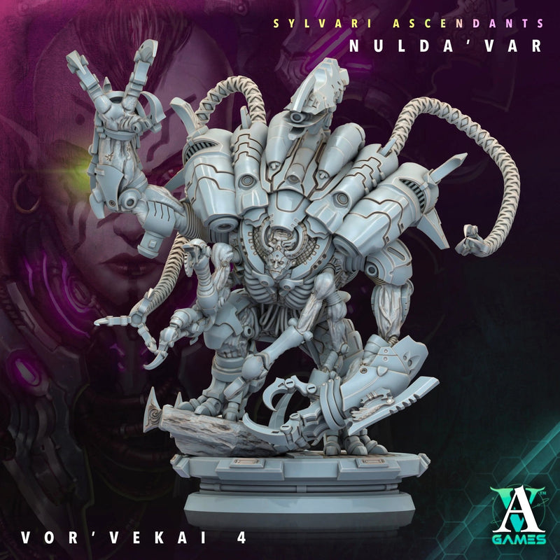 Sylvari Ascendants - Nulda ' Var - STL Bundle - Archvillain Games
