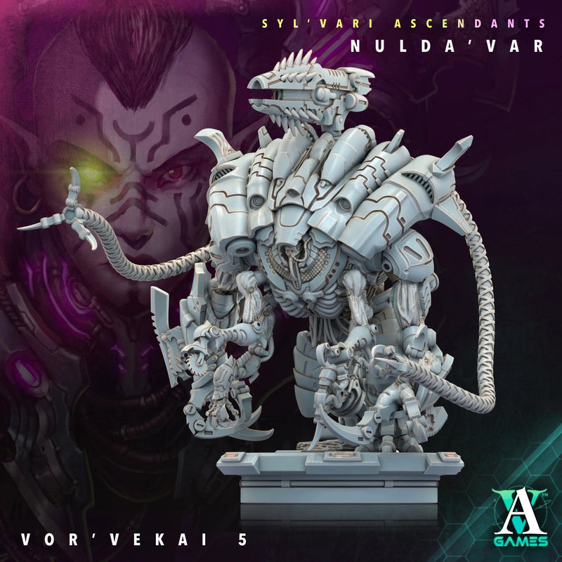 Sylvari Ascendants - Nulda ' Var - STL Bundle - Archvillain Games