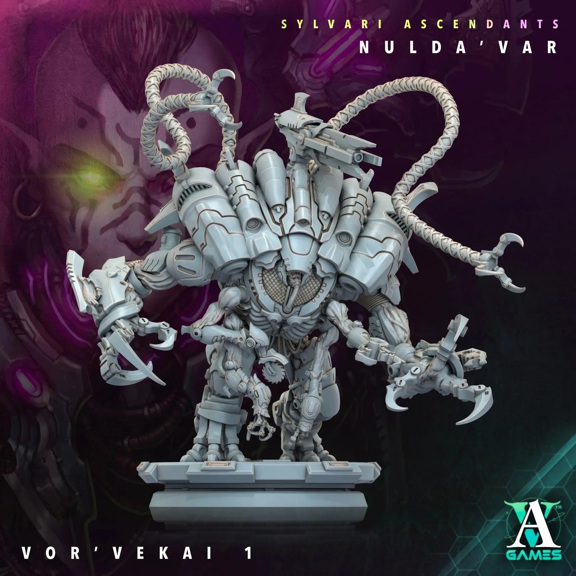 Sylvari Ascendants - Nulda ' Var - STL Bundle - Archvillain Games