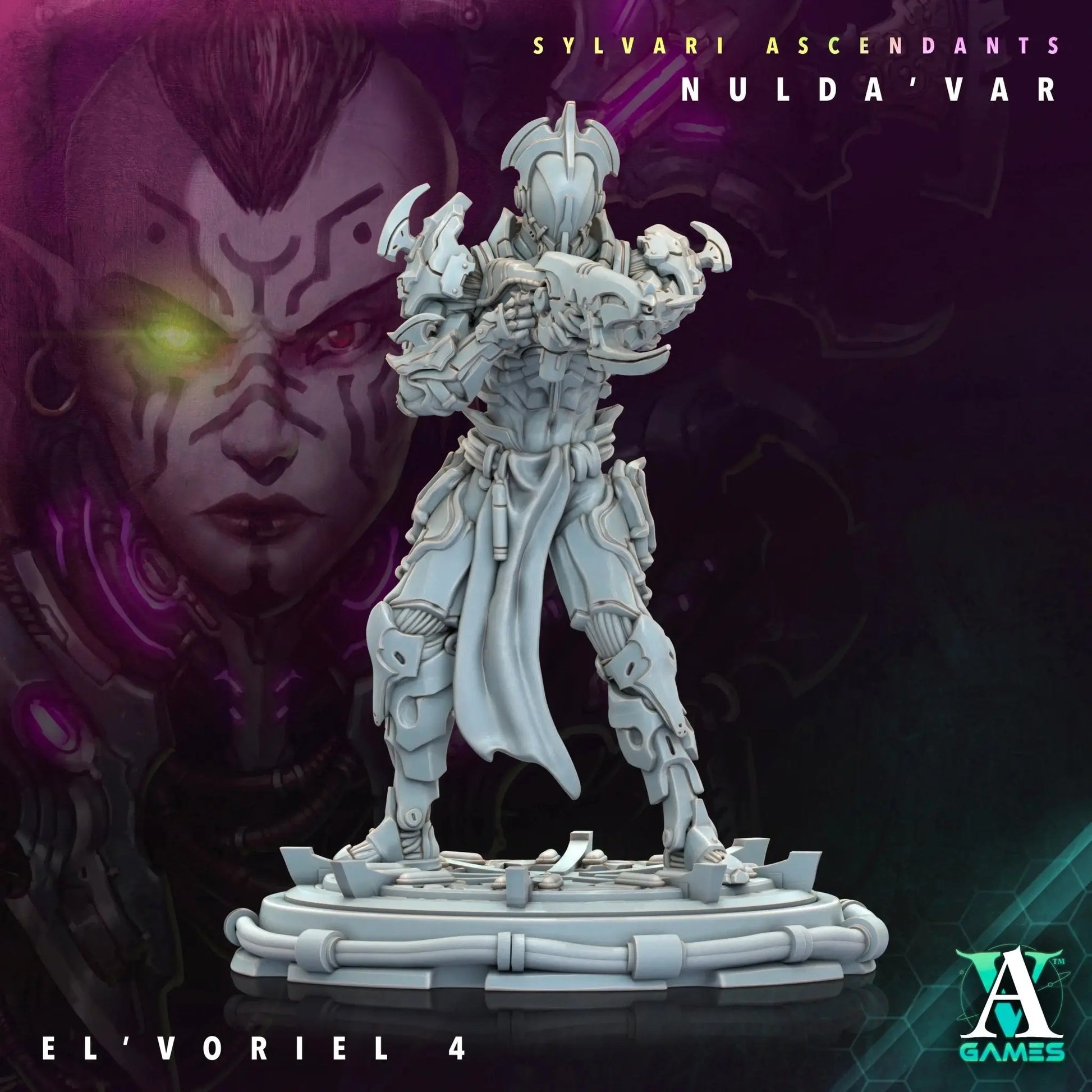 Sylvari Ascendants - Nulda ' Var - STL Bundle - Archvillain Games