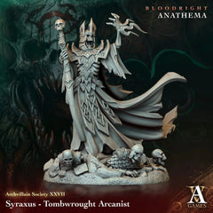 Syraxus - Tombwrought Arcanist - STL - Archvillain Games
