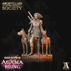 Tanya - Hound Master - STL - Archvillain Games