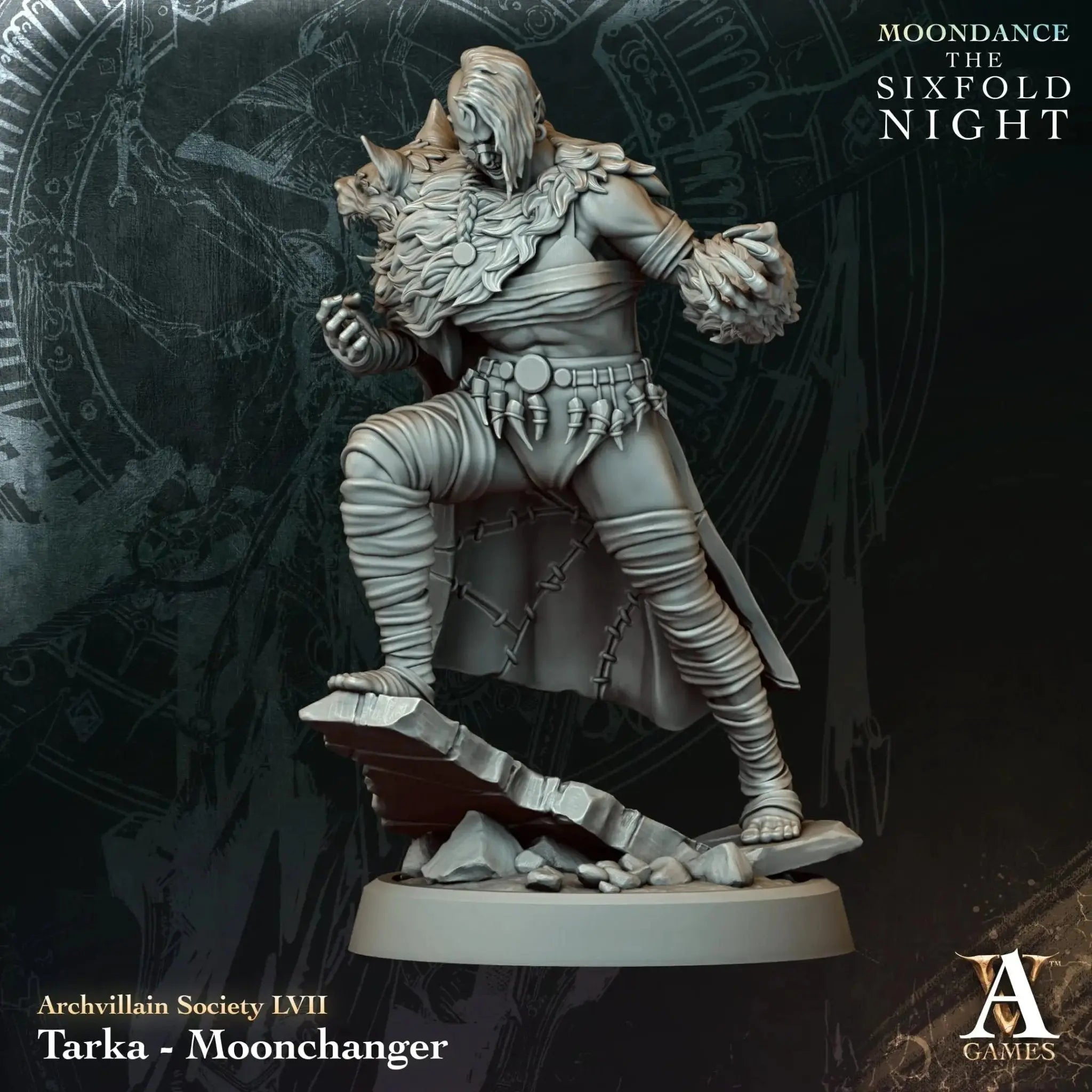 Tarka - Moonchanger - STL - Archvillain Games