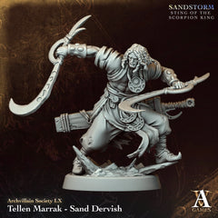 Tellen Marrak - Sand Dervish STL - Archvillain Games
