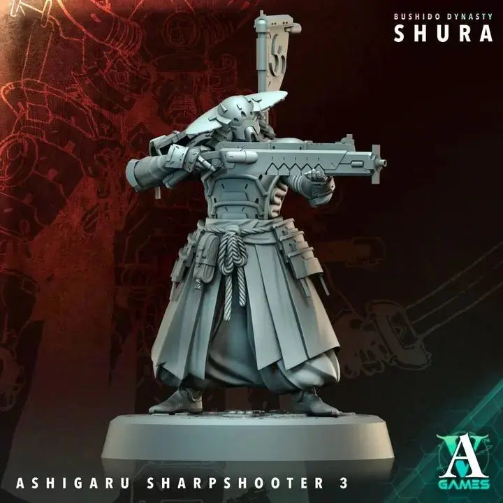 Tenrai Shogunate - Shura - STL Bundle - Archvillain Games