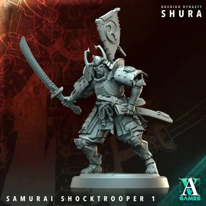 Tenrai Shogunate - Shura - STL Bundle - Archvillain Games