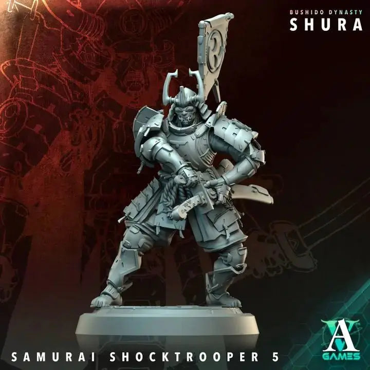 Tenrai Shogunate - Shura - STL Bundle - Archvillain Games