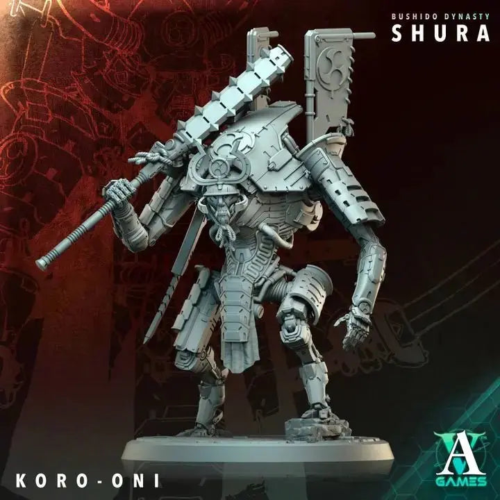 Tenrai Shogunate - Shura - STL Bundle - Archvillain Games