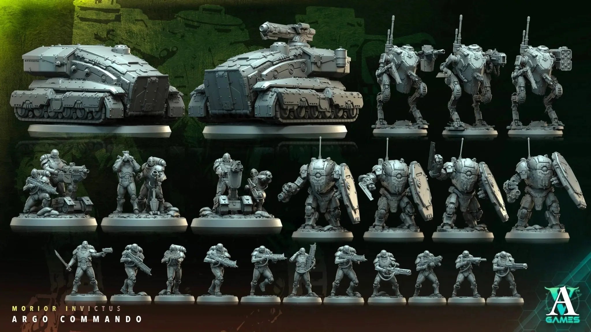 Terran Alliance - Argo Commando - STL Bundle - Archvillain Games