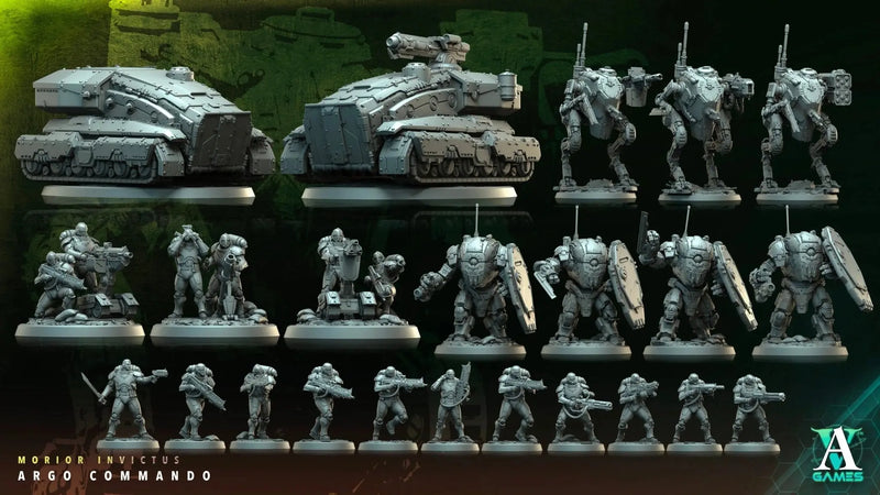 Terran Alliance - Argo Commando - STL Bundle - Archvillain Games