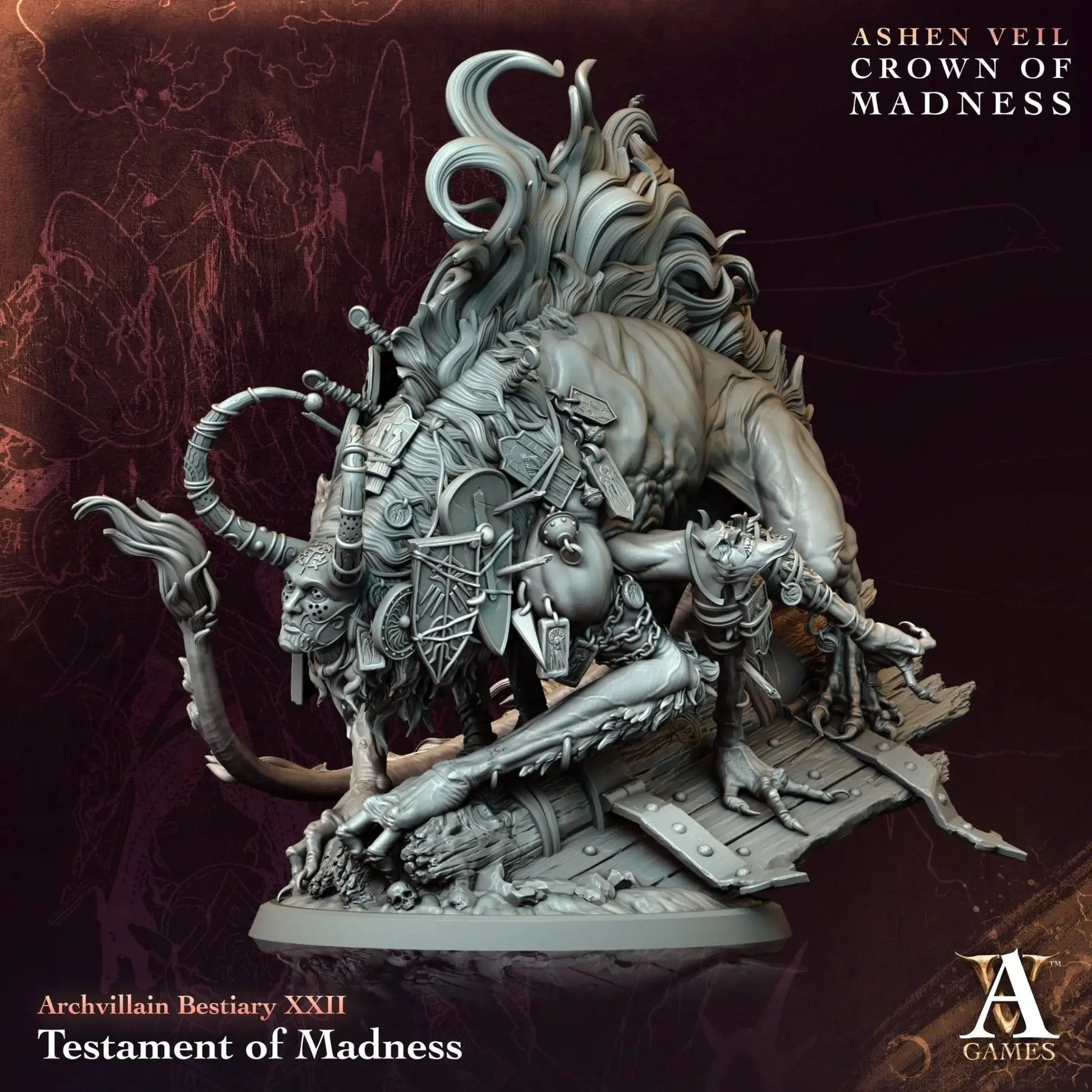 Testament of Madness - STL - Archvillain Games