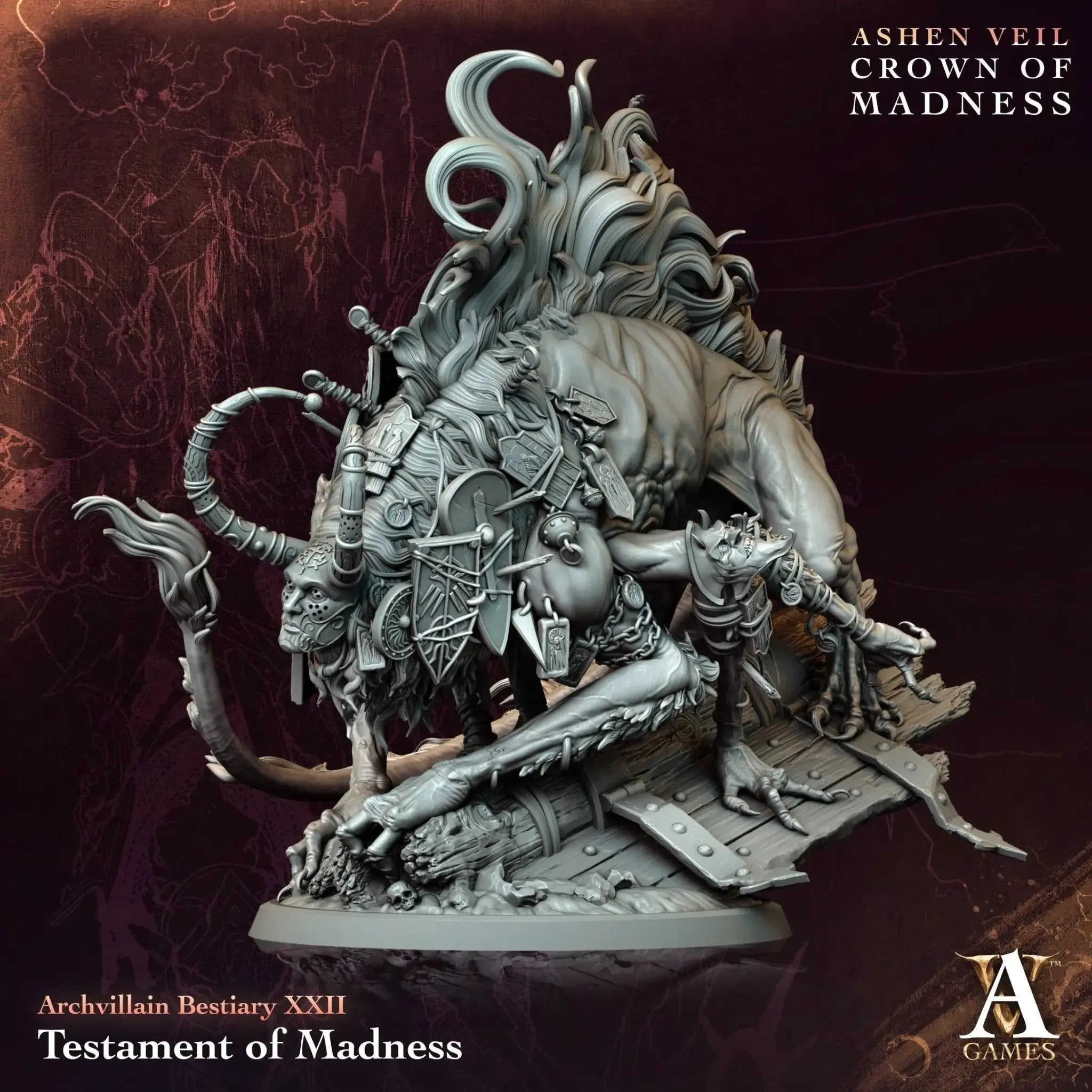 Testament of Madness - STL - Archvillain Games