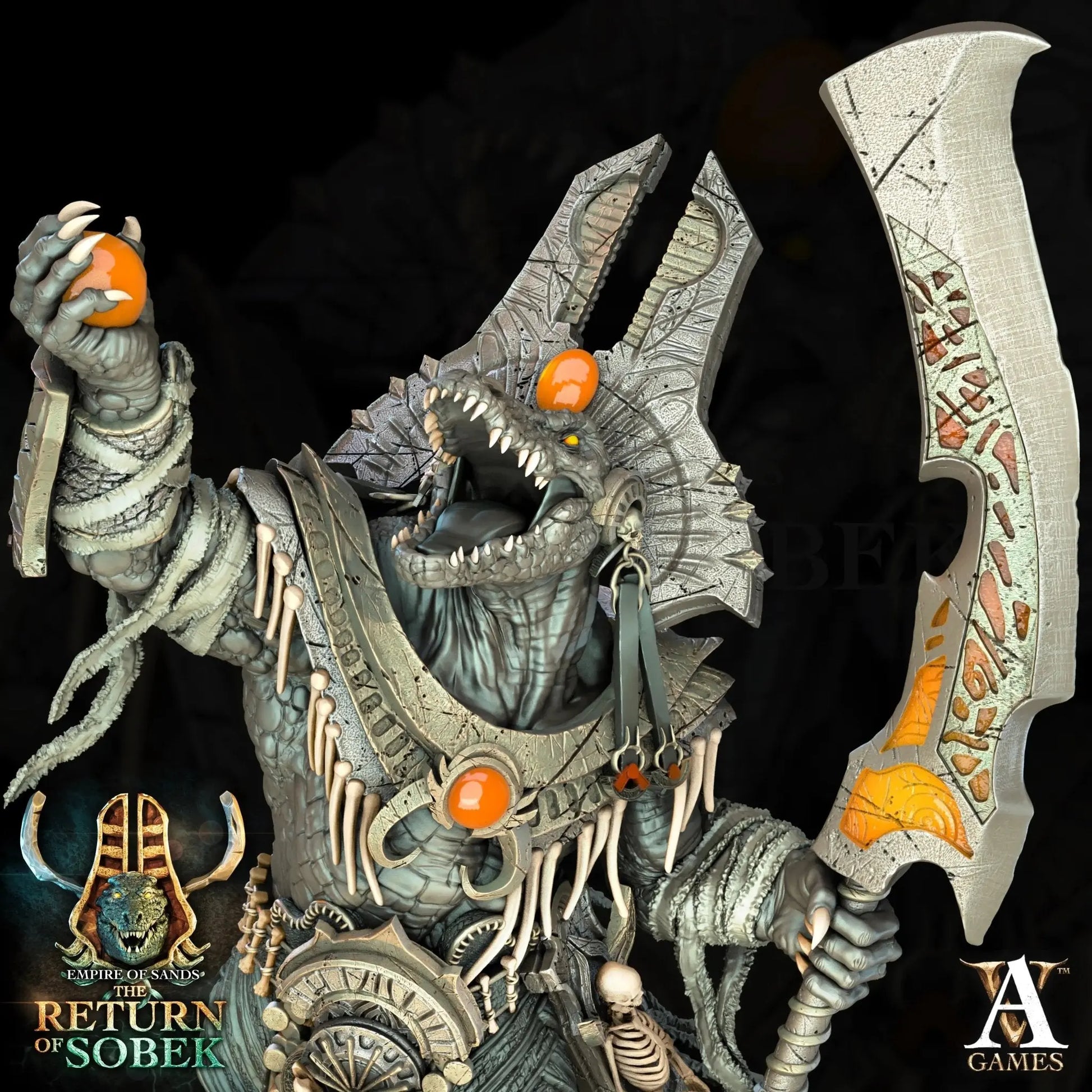 The Empire of Sands - Return of Sobek - STL Bundle - Archvillain Games