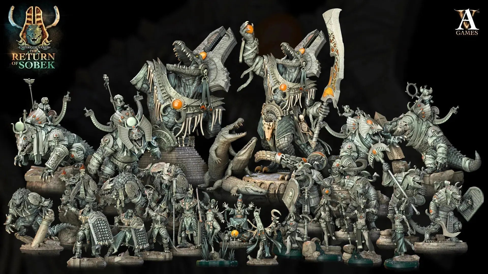 The Empire of Sands - Return of Sobek - STL Bundle - Archvillain Games