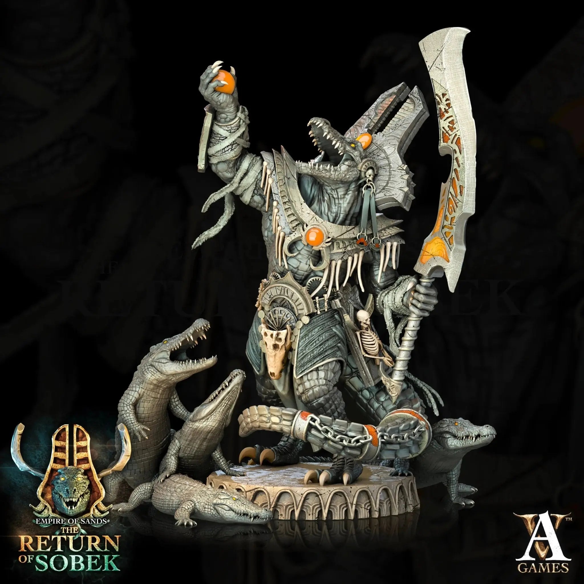 The Empire of Sands - Return of Sobek - STL Bundle - Archvillain Games