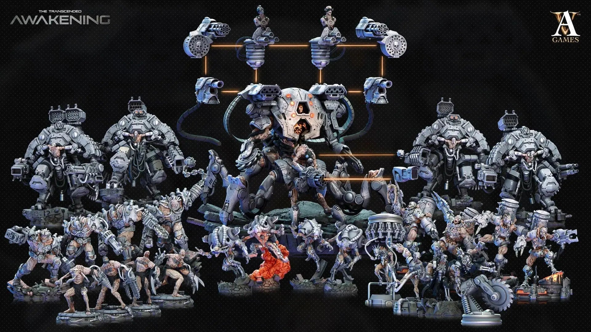 The Transcended - Awakening - STL Bundle - Archvillain Games