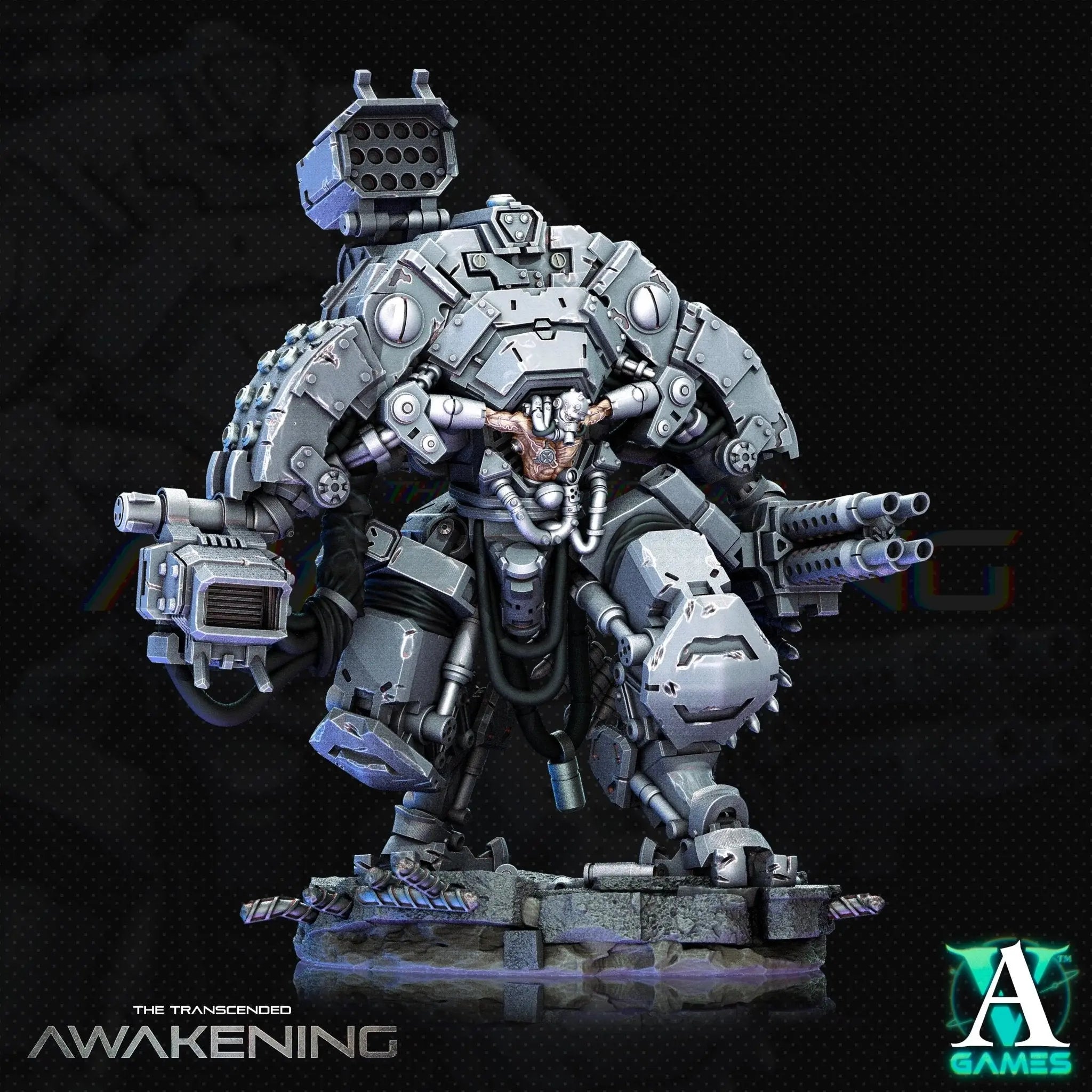 The Transcended - Awakening - STL Bundle - Archvillain Games